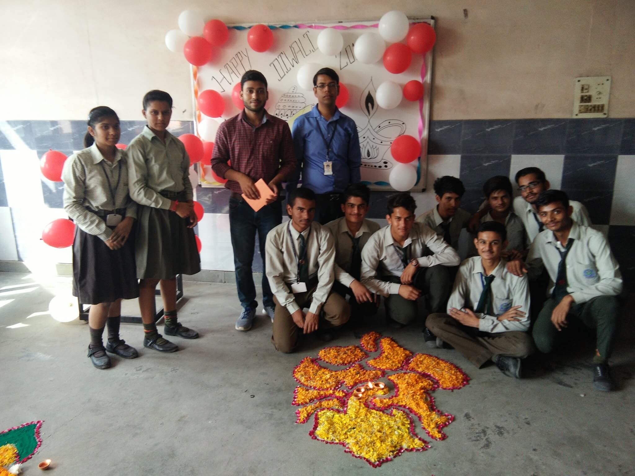 Beautifully Coloured Rangolis